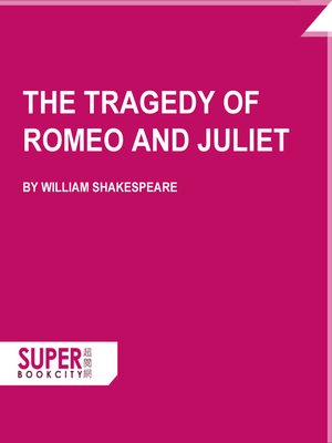 cover image of The Tragedy of Romeo and Juliet